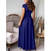 image:imageANRABESS Women Summer Deep V Neck Short Sleeve Dresses Slit Elegant Wedding Guest Formal Cocktail Evening Maxi Long DressShort Sleeve Royal Blue