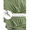 image:imageANRABESS Women Summer Deep V Neck Short Sleeve Dresses Slit Elegant Wedding Guest Formal Cocktail Evening Maxi Long DressZlong Sleeve Light Blue
