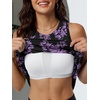 image:imageANRABESS Women Summer Dress Built in Bra 2026 Casual Sleeveless Beach Sundress Flowy Tank Mini Short Dresses with PocketsBlack Purple Floral