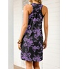image:imageANRABESS Women Summer Dress Built in Bra 2026 Casual Sleeveless Beach Sundress Flowy Tank Mini Short Dresses with PocketsBlack Purple Floral