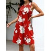 image:imageANRABESS Women Summer Dress Built in Bra 2026 Casual Sleeveless Beach Sundress Flowy Tank Mini Short Dresses with PocketsRed White Peonies
