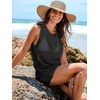 image:imageANRABESS Womens Swimsuit Cover Up Sleeveless Knit 2026 Summer Outfits Swimwear Bathing Suit Coverup Crochet Beach DressBlack