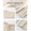 image:imageANRABESS Lounge Sets for Women Fuzzy Fleece Pajama Sets 2 Piece Outfits Cozy Sweater Matching Set 2026 Fall Winter LoungewearBeige