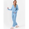 image:imageANRABESS Lounge Sets for Women Fuzzy Fleece Pajama Sets 2 Piece Outfits Cozy Sweater Matching Set 2026 Fall Winter LoungewearBlue