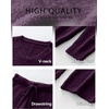 image:imageANRABESS Lounge Sets for Women Fuzzy Fleece Pajama Sets 2 Piece Outfits Cozy Sweater Matching Set 2026 Fall Winter LoungewearDeep Viole
