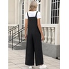 image:imageANRABESS Overalls for Women 2026 Summer Casual Loose One Piece Outfits Baggy Wide Leg Jumpers Lightweight Comfy RompersBlack