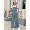 image:imageANRABESS Overalls for Women 2026 Summer Casual Loose One Piece Outfits Baggy Wide Leg Jumpers Lightweight Comfy RompersBlue Ditsy Floral