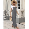 image:imageANRABESS Overalls for Women 2026 Summer Casual Loose One Piece Outfits Baggy Wide Leg Jumpers Lightweight Comfy RompersDark Gray