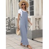 image:imageANRABESS Overalls for Women 2026 Summer Casual Loose One Piece Outfits Baggy Wide Leg Jumpers Lightweight Comfy RompersGrey Blue