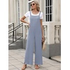 image:imageANRABESS Overalls for Women 2026 Summer Casual Loose One Piece Outfits Baggy Wide Leg Jumpers Lightweight Comfy RompersGrey Blue