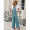 image:imageANRABESS Overalls for Women 2026 Summer Casual Loose One Piece Outfits Baggy Wide Leg Jumpers Lightweight Comfy RompersLake