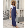 image:imageANRABESS Overalls for Women 2026 Summer Casual Loose One Piece Outfits Baggy Wide Leg Jumpers Lightweight Comfy RompersNavy Blue