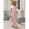 image:imageANRABESS Overalls for Women 2026 Summer Casual Loose One Piece Outfits Baggy Wide Leg Jumpers Lightweight Comfy RompersPink