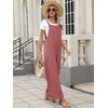 image:imageANRABESS Overalls for Women 2026 Summer Casual Loose One Piece Outfits Baggy Wide Leg Jumpers Lightweight Comfy RompersRust