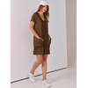 image:imageANRABESS Rompers for Women Summer Casual Short Sleeve Jumpsuits V Neck Loose Fit One Piece Outfits with Pockets 2026 ClothesCoffee