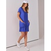 image:imageANRABESS Rompers for Women Summer Casual Short Sleeve Jumpsuits V Neck Loose Fit One Piece Outfits with Pockets 2026 ClothesRoyal Blue