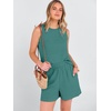 image:imageANRABESS Two Piece Sets for Women Summer Casual Sleeveless Tank Top Matching Shorts Lounge Sets Pajamas 2026 Trendy ClothesLake