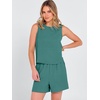 image:imageANRABESS Two Piece Sets for Women Summer Casual Sleeveless Tank Top Matching Shorts Lounge Sets Pajamas 2026 Trendy ClothesLake
