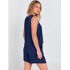 image:imageANRABESS Two Piece Sets for Women Summer Casual Sleeveless Tank Top Matching Shorts Lounge Sets Pajamas 2026 Trendy ClothesNavy Blue