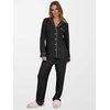 image:imageANRABESS Women Pajama Lounge Sets 2026 Fall 2 Piece Outfits Ribbed Long Sleeve Matching PJ Set Sleepwear LoungewearBlack