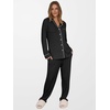 image:imageANRABESS Women Pajama Lounge Sets 2026 Fall 2 Piece Outfits Ribbed Long Sleeve Matching PJ Set Sleepwear LoungewearBlack