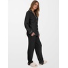 image:imageANRABESS Women Pajama Lounge Sets 2026 Fall 2 Piece Outfits Ribbed Long Sleeve Matching PJ Set Sleepwear LoungewearBlack