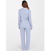 image:imageANRABESS Women Pajama Lounge Sets 2026 Fall 2 Piece Outfits Ribbed Long Sleeve Matching PJ Set Sleepwear LoungewearLight Blue
