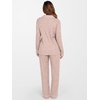 image:imageANRABESS Women Pajama Lounge Sets 2026 Fall 2 Piece Outfits Ribbed Long Sleeve Matching PJ Set Sleepwear LoungewearLight Brown