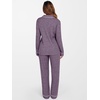 image:imageANRABESS Women Pajama Lounge Sets 2026 Fall 2 Piece Outfits Ribbed Long Sleeve Matching PJ Set Sleepwear LoungewearPurple
