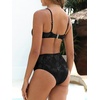image:imageANRABESS Womens Bikini Sets  High Waisted Lace Swimsuits Two Piece Beach WearBlack