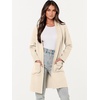 image:imageANRABESS Cardigan Sweater for Women Casual 2026 Fall Fashion Coat Long Sleeve Open Front Knit Coatigan OutwearBeige