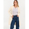 image:imageANRABESS Cardigan Sweater for Women Casual 2026 Fall Fashion Coat Long Sleeve Open Front Knit Coatigan OutwearBeige
