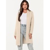 image:imageANRABESS Cardigan Sweater for Women Casual 2026 Fall Fashion Coat Long Sleeve Open Front Knit Coatigan OutwearBeige