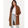 image:imageANRABESS Cardigan Sweater for Women Casual 2026 Fall Fashion Coat Long Sleeve Open Front Knit Coatigan OutwearCaramel