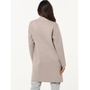 image:imageANRABESS Cardigan Sweater for Women Casual 2026 Fall Fashion Coat Long Sleeve Open Front Knit Coatigan OutwearLight Khaki