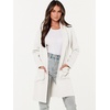 image:imageANRABESS Cardigan Sweater for Women Casual 2026 Fall Fashion Coat Long Sleeve Open Front Knit Coatigan OutwearOffwhite