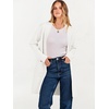 image:imageANRABESS Cardigan Sweater for Women Casual 2026 Fall Fashion Coat Long Sleeve Open Front Knit Coatigan OutwearOffwhite