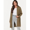 image:imageANRABESS Cardigan Sweater for Women Casual 2026 Fall Fashion Coat Long Sleeve Open Front Knit Coatigan OutwearOlive