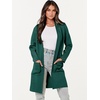 image:imageANRABESS Cardigan Sweater for Women Casual 2026 Fall Fashion Coat Long Sleeve Open Front Knit Coatigan OutwearOpal Green