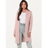image:imageANRABESS Cardigan Sweater for Women Casual 2026 Fall Fashion Coat Long Sleeve Open Front Knit Coatigan OutwearPink