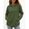 image:imageANRABESS Hoodies for Women Comfy Casual Loose SweatshirtFall Long Sleeve Fleece Pullover Tunic Tops for Work amp DailyArmy Green