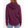 image:imageANRABESS Hoodies for Women Comfy Casual Loose SweatshirtFall Long Sleeve Fleece Pullover Tunic Tops for Work amp DailyDark Plum