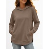 image:imageANRABESS Hoodies for Women Comfy Casual Loose SweatshirtFall Long Sleeve Fleece Pullover Tunic Tops for Work amp DailyLight Coffee
