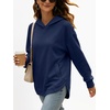 image:imageANRABESS Hoodies for Women Comfy Casual Loose SweatshirtFall Long Sleeve Fleece Pullover Tunic Tops for Work amp DailyNavy Blue