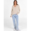 image:imageANRABESS Long Sleeve Shirts for Women V Neck Casual Fall Tops Loose Fit Lightweight Sweaters Tunic Fashion 2026 ClothesBeige