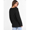 image:imageANRABESS Long Sleeve Shirts for Women V Neck Casual Fall Tops Loose Fit Lightweight Sweaters Tunic Fashion 2026 ClothesBlack