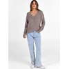 image:imageANRABESS Long Sleeve Shirts for Women V Neck Casual Fall Tops Loose Fit Lightweight Sweaters Tunic Fashion 2026 ClothesCoffee