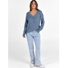 image:imageANRABESS Long Sleeve Shirts for Women V Neck Casual Fall Tops Loose Fit Lightweight Sweaters Tunic Fashion 2026 ClothesDark Blue