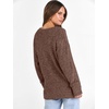 image:imageANRABESS Long Sleeve Shirts for Women V Neck Casual Fall Tops Loose Fit Lightweight Sweaters Tunic Fashion 2026 ClothesDark Brown