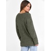image:imageANRABESS Long Sleeve Shirts for Women V Neck Casual Fall Tops Loose Fit Lightweight Sweaters Tunic Fashion 2026 ClothesDeep Green